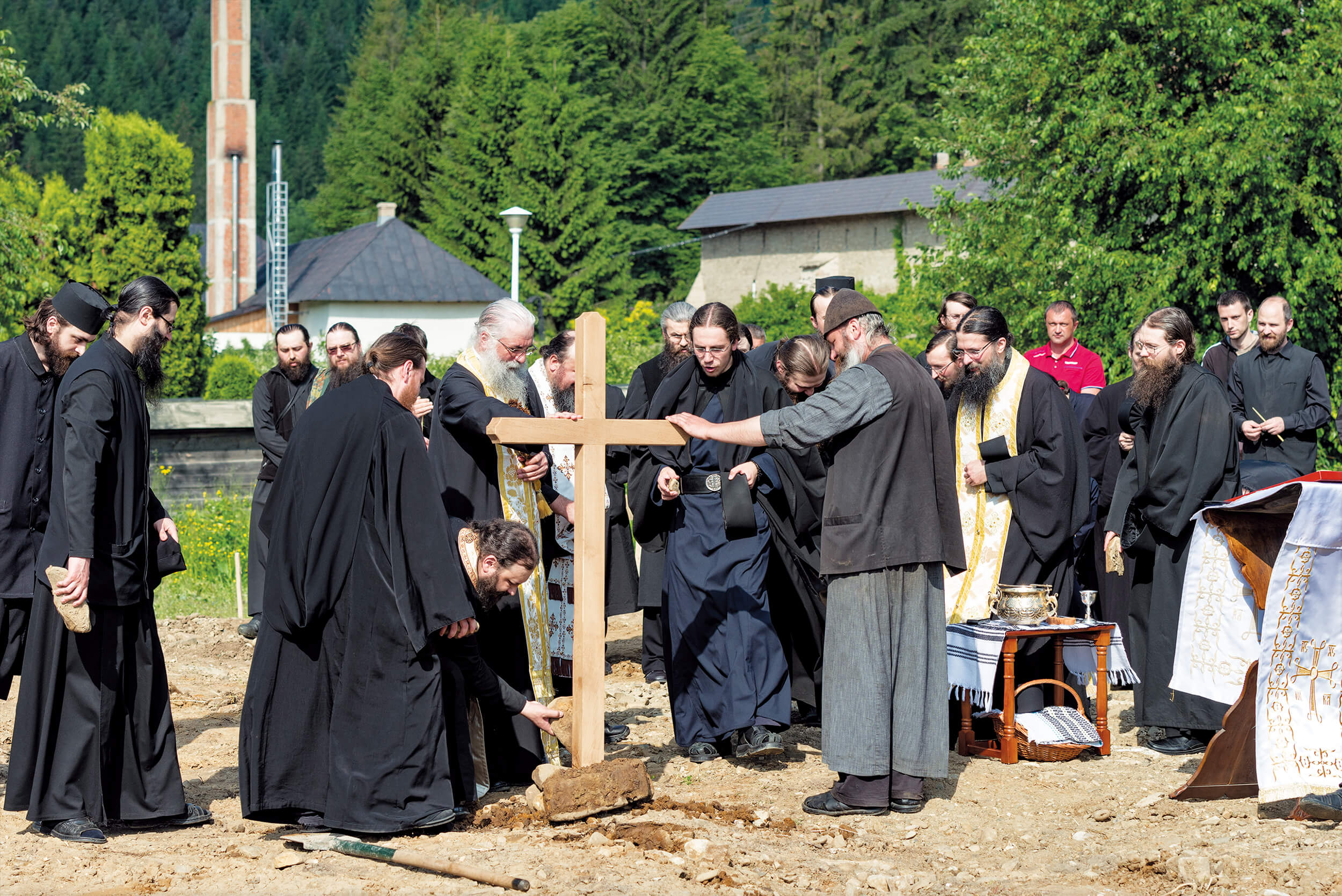 The foundation stone for the Cultural Center was laid in 2016.
