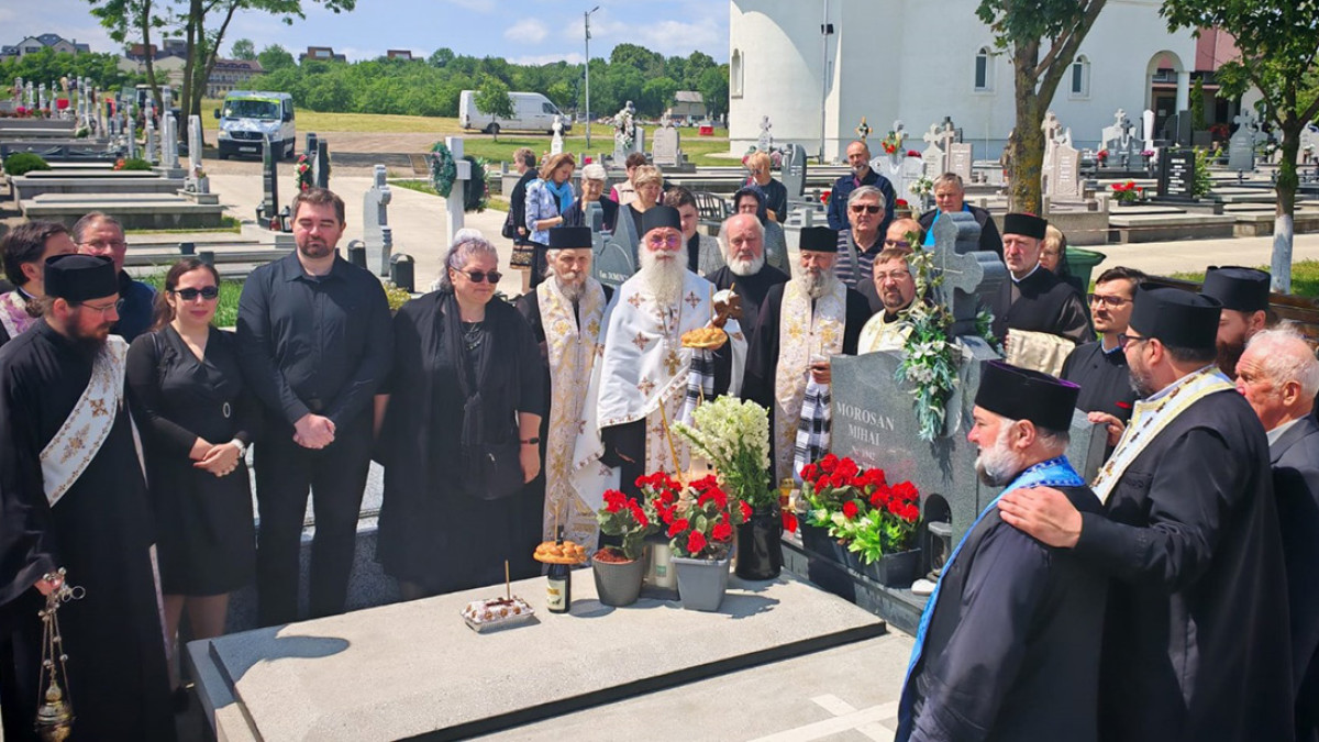 Pomenirea de șapte ani a pictorului de biserici Mihai Moroșan