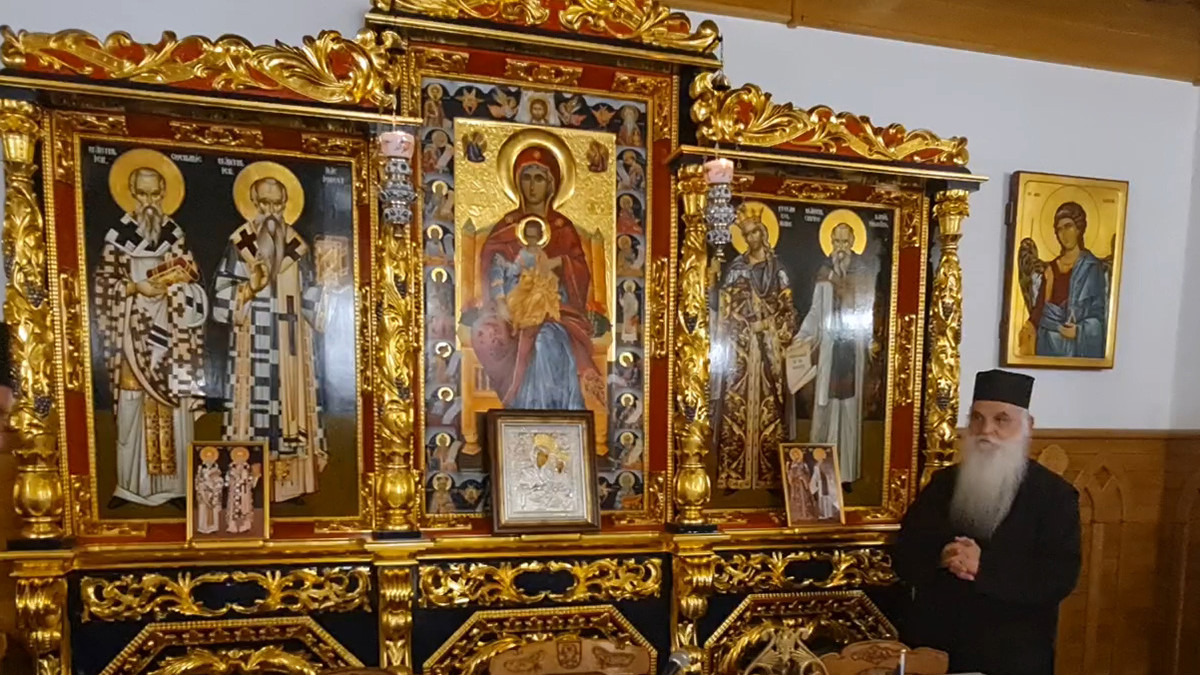 Părintele Damaschin Grigoriatul – întâlnire cu obștea Mănăstirii Putna